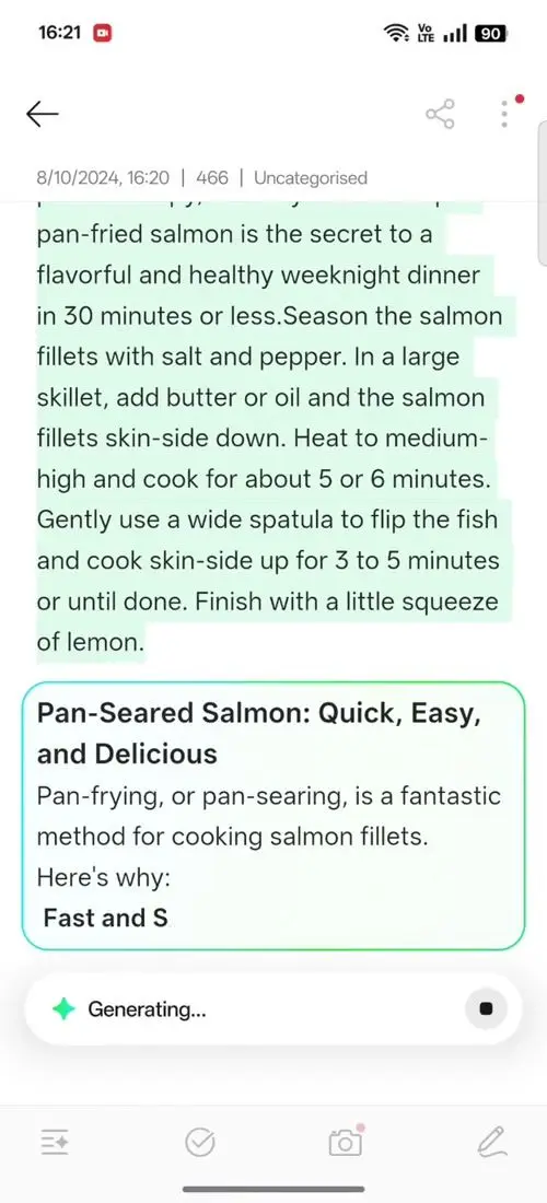 OPPO F31 Pro+ AI Assistant for Notes