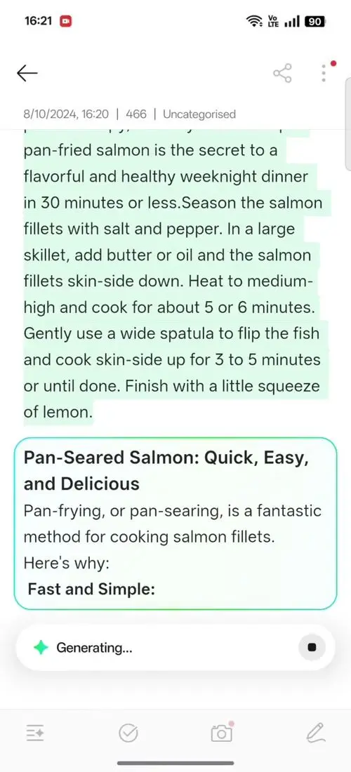 OPPO F31 Pro+ AI Assistant for Notes