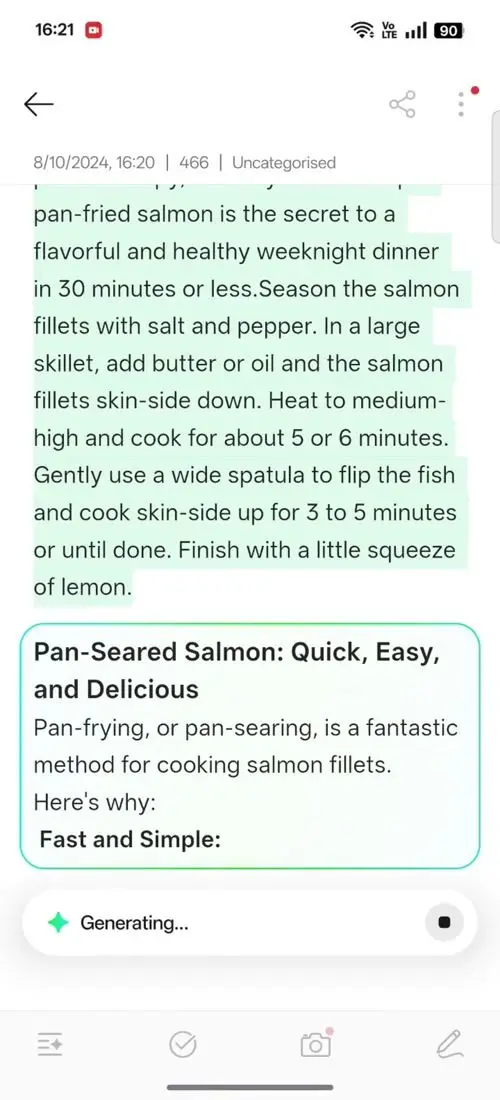 OPPO F31 Pro+ AI Assistant for Notes