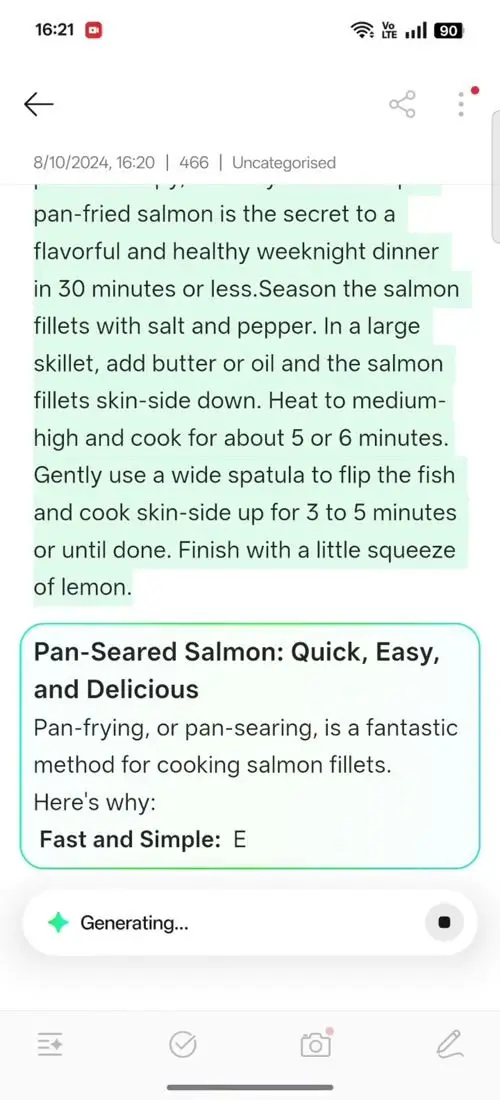 OPPO F31 Pro+ AI Assistant for Notes