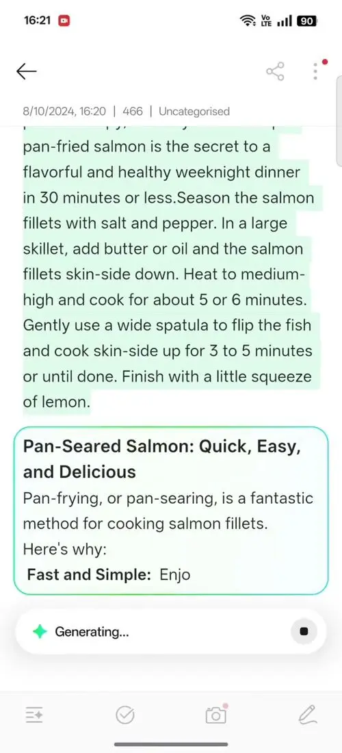 OPPO F31 Pro+ AI Assistant for Notes