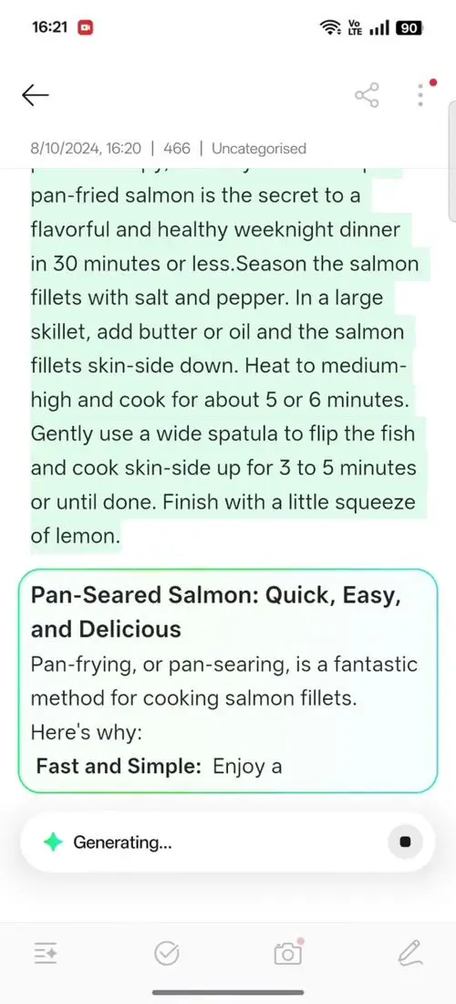 OPPO F31 Pro+ AI Assistant for Notes