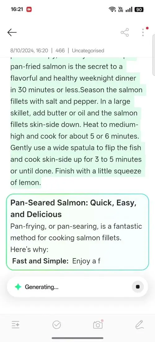 OPPO F31 Pro+ AI Assistant for Notes