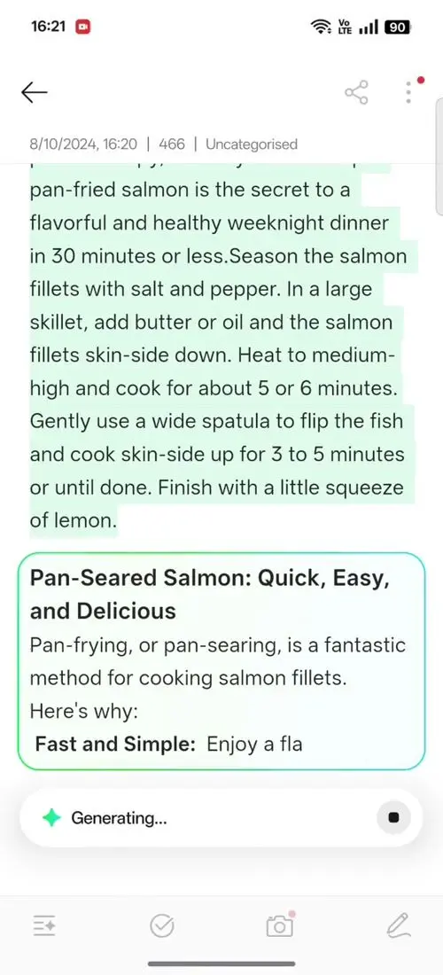 OPPO F31 Pro+ AI Assistant for Notes