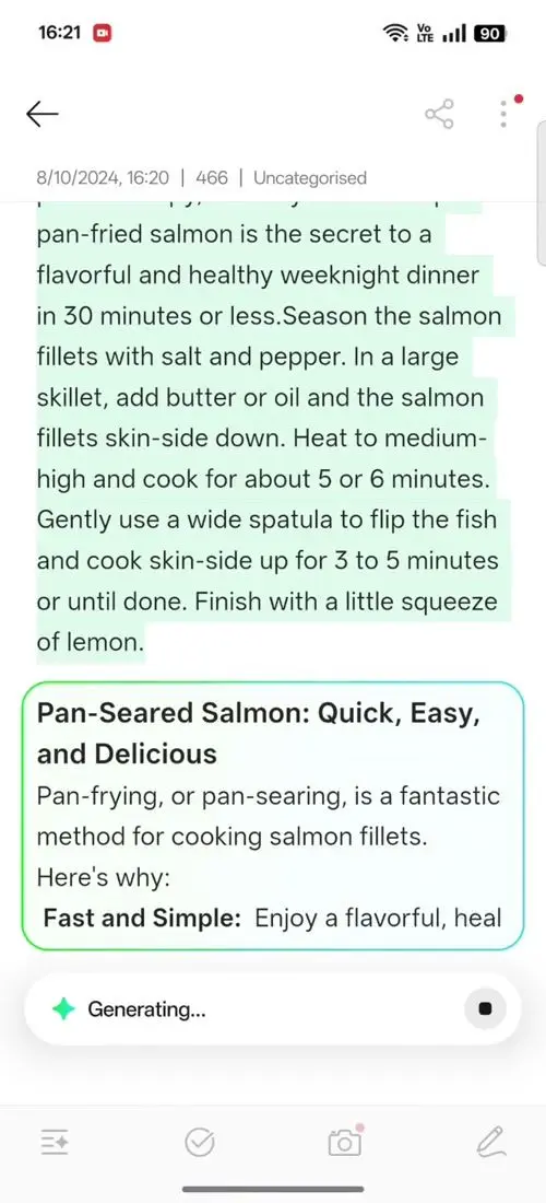 OPPO F31 Pro+ AI Assistant for Notes