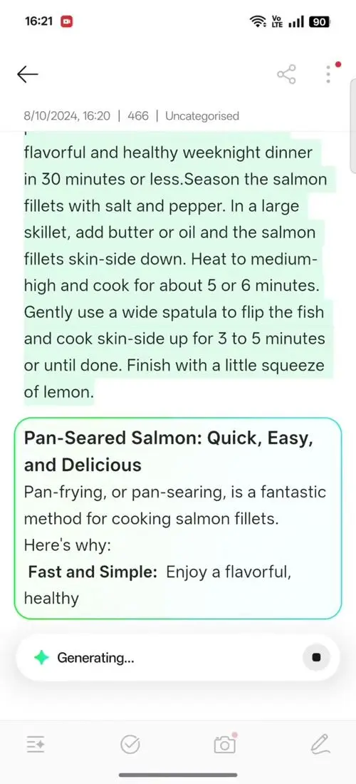 OPPO F31 Pro+ AI Assistant for Notes