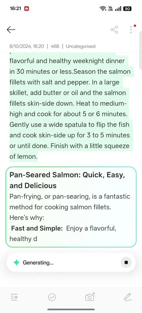 OPPO F31 Pro+ AI Assistant for Notes