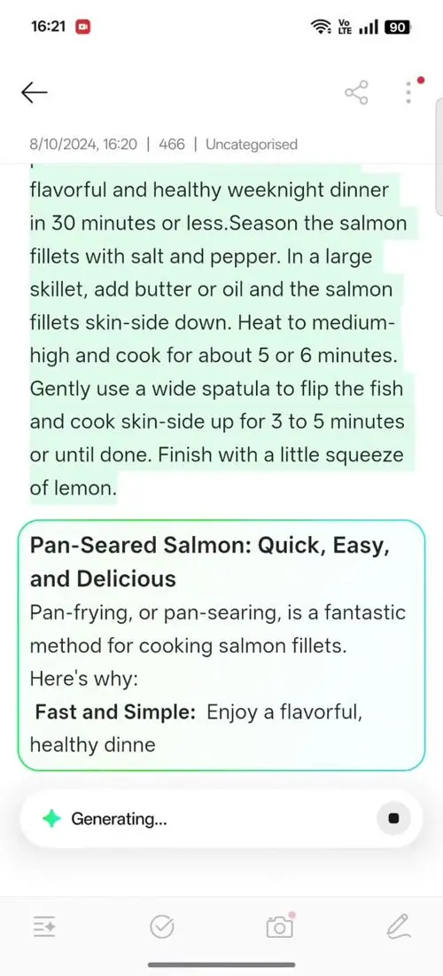 OPPO F31 Pro+ AI Assistant for Notes