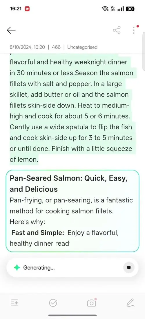 OPPO F31 Pro+ AI Assistant for Notes