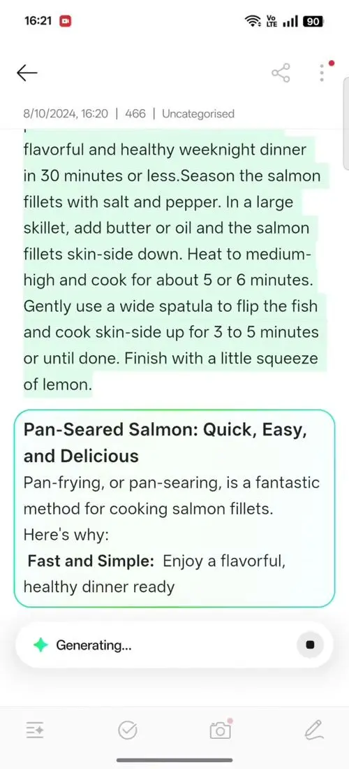 OPPO F31 Pro+ AI Assistant for Notes