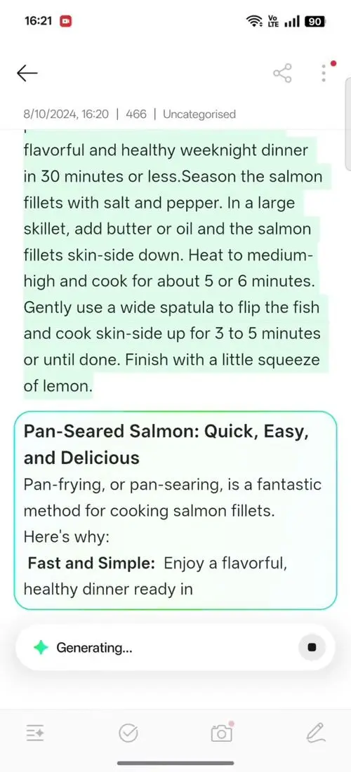 OPPO F31 Pro+ AI Assistant for Notes