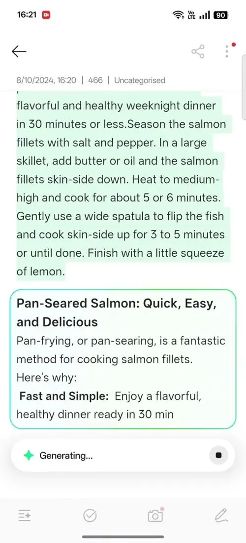 OPPO F31 Pro+ AI Assistant for Notes