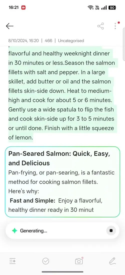 OPPO F31 Pro+ AI Assistant for Notes