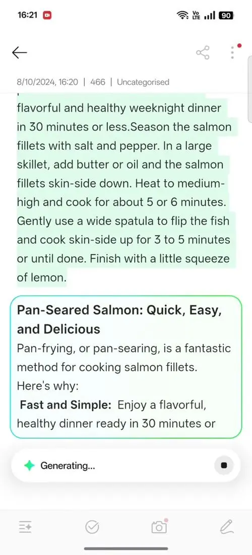 OPPO F31 Pro+ AI Assistant for Notes