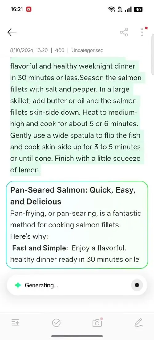 OPPO F31 Pro+ AI Assistant for Notes