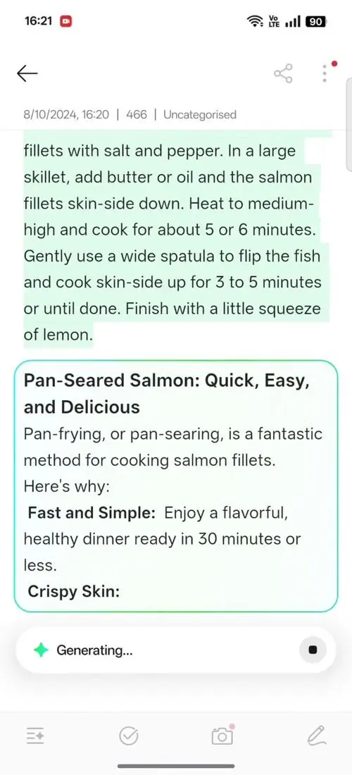 OPPO F31 Pro+ AI Assistant for Notes