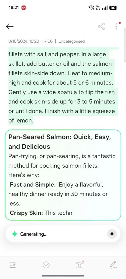OPPO F31 Pro+ AI Assistant for Notes