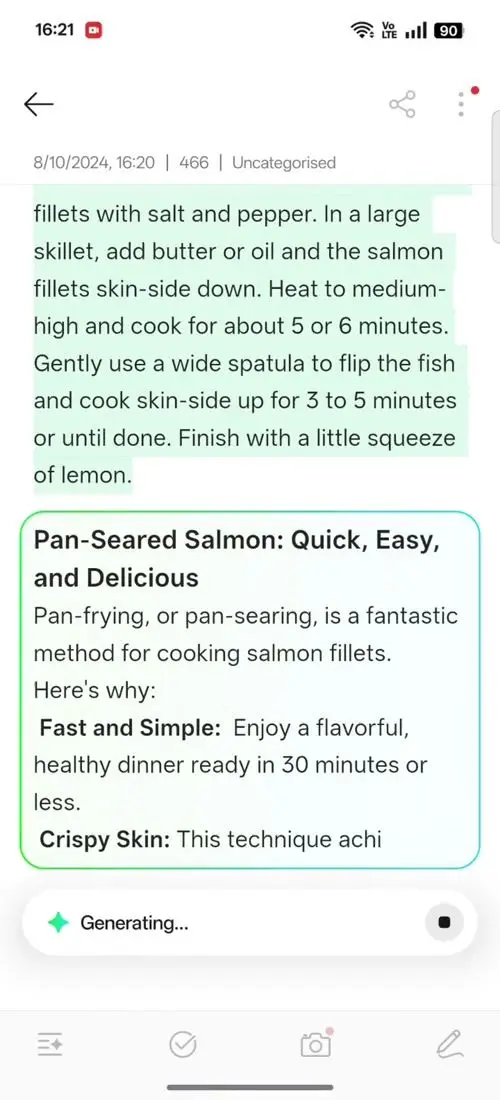 OPPO F31 Pro+ AI Assistant for Notes
