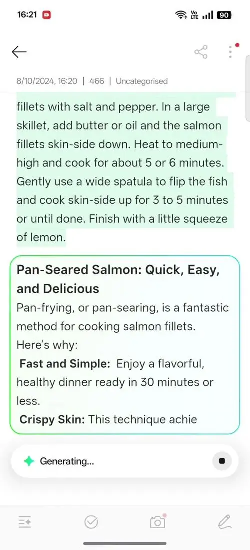 OPPO F31 Pro+ AI Assistant for Notes