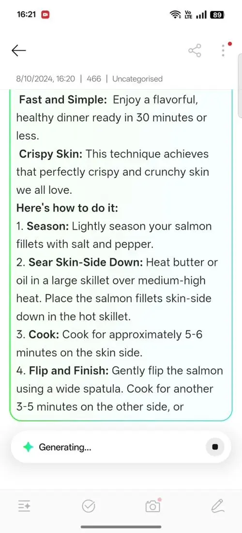 OPPO F31 Pro+ AI Assistant for Notes