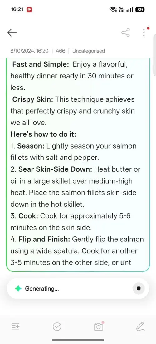 OPPO F31 Pro+ AI Assistant for Notes