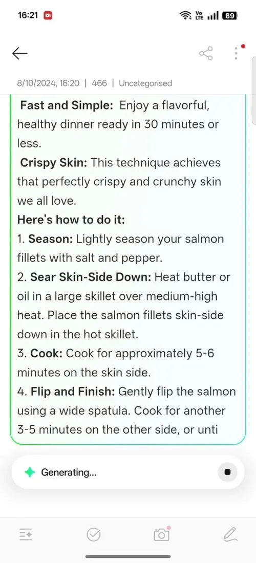 OPPO F31 Pro+ AI Assistant for Notes