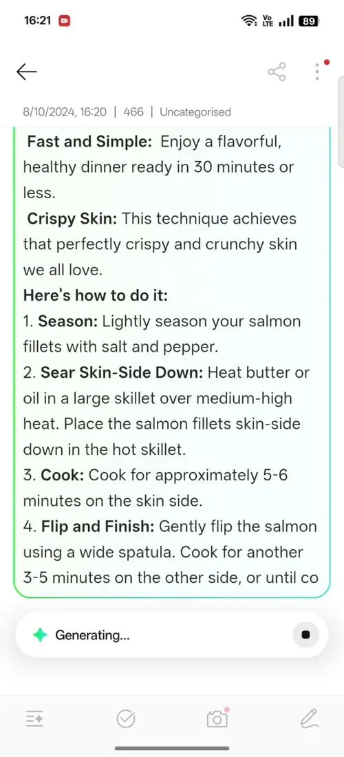 OPPO F31 Pro+ AI Assistant for Notes