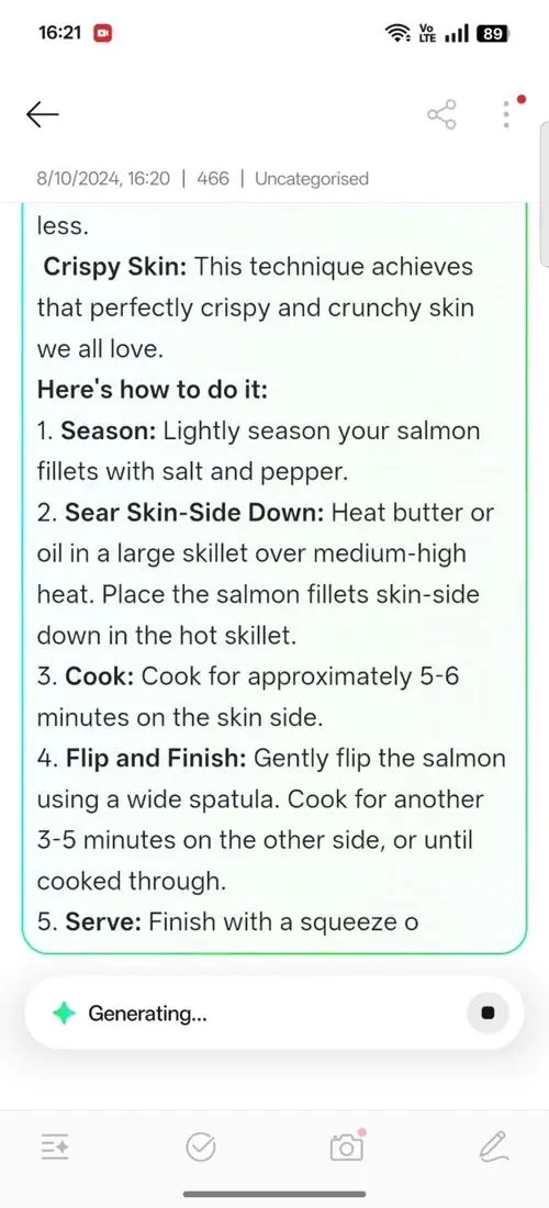 OPPO F31 Pro+ AI Assistant for Notes