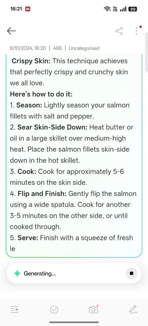 OPPO F31 Pro+ AI Assistant for Notes