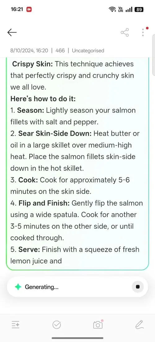 OPPO F31 Pro+ AI Assistant for Notes