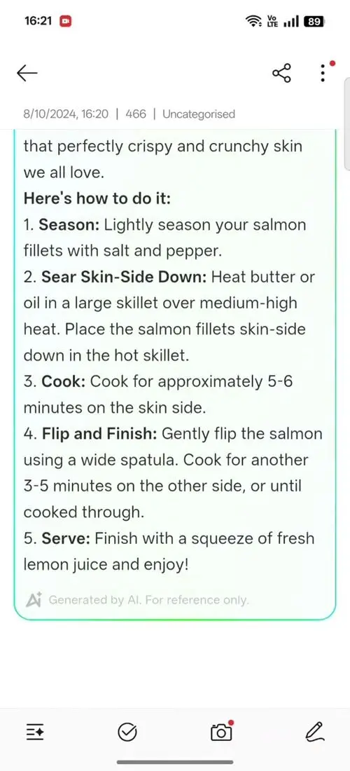 OPPO F31 Pro+ AI Assistant for Notes