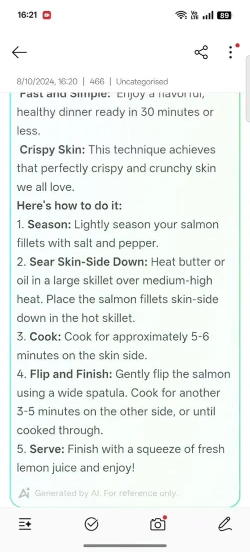 OPPO F31 Pro+ AI Assistant for Notes