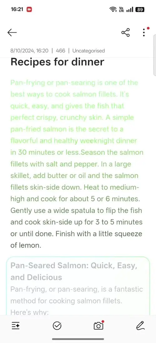 OPPO F31 Pro+ AI Assistant for Notes