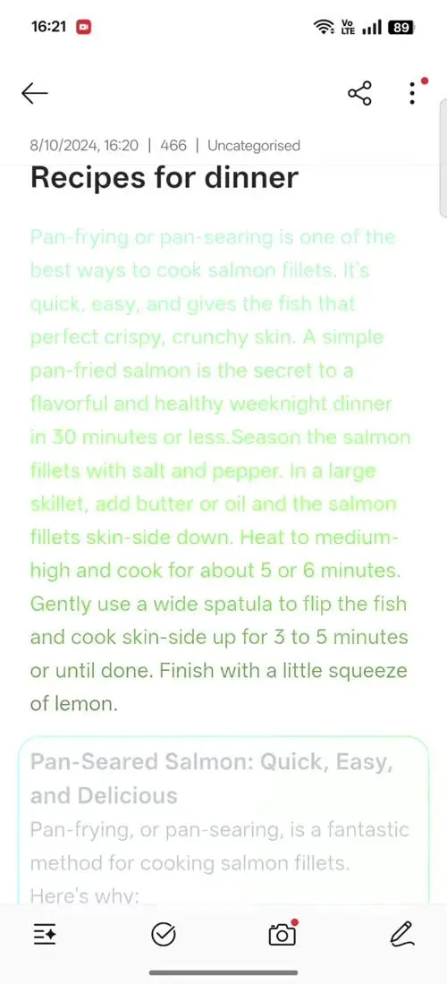 OPPO F31 Pro+ AI Assistant for Notes