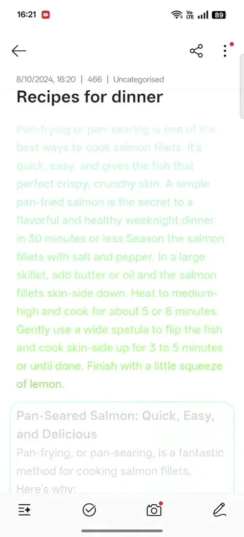 OPPO F31 Pro+ AI Assistant for Notes