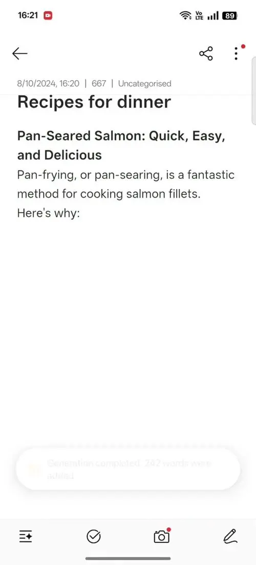 OPPO F31 Pro+ AI Assistant for Notes