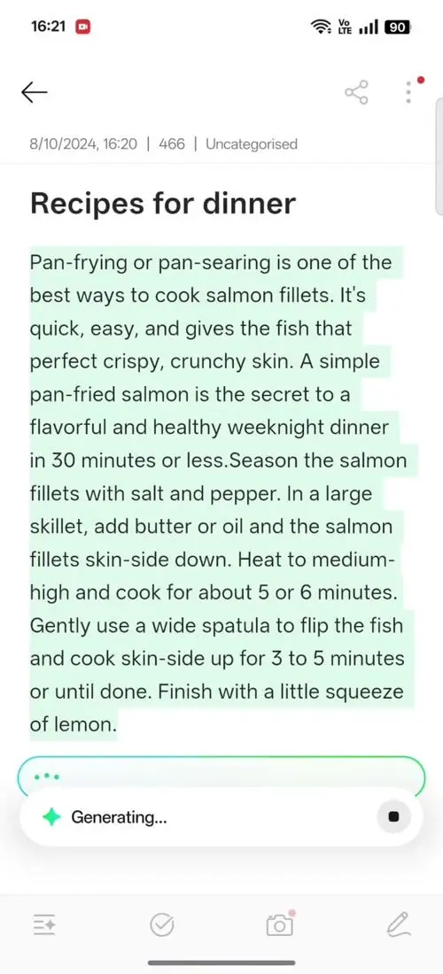 OPPO F31 Pro+ AI Assistant for Notes