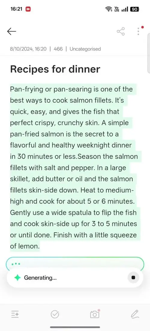 OPPO F31 Pro+ AI Assistant for Notes