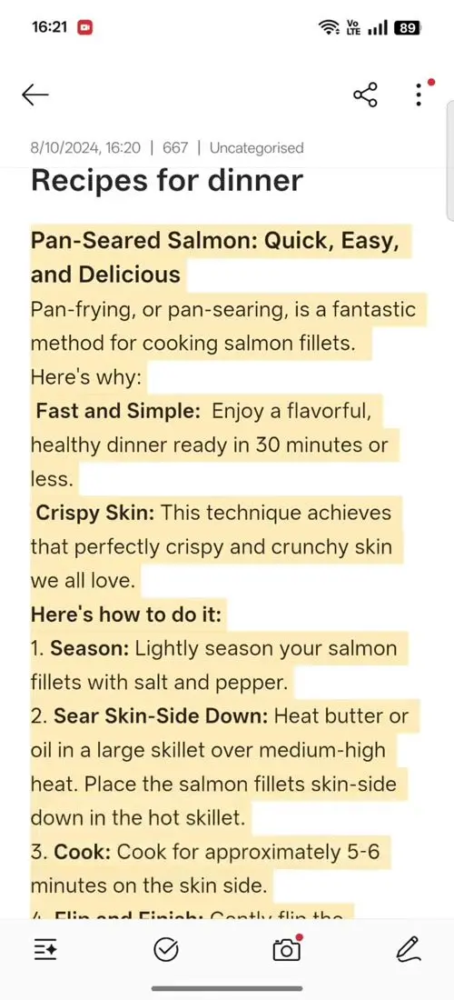 OPPO F31 Pro+ AI Assistant for Notes