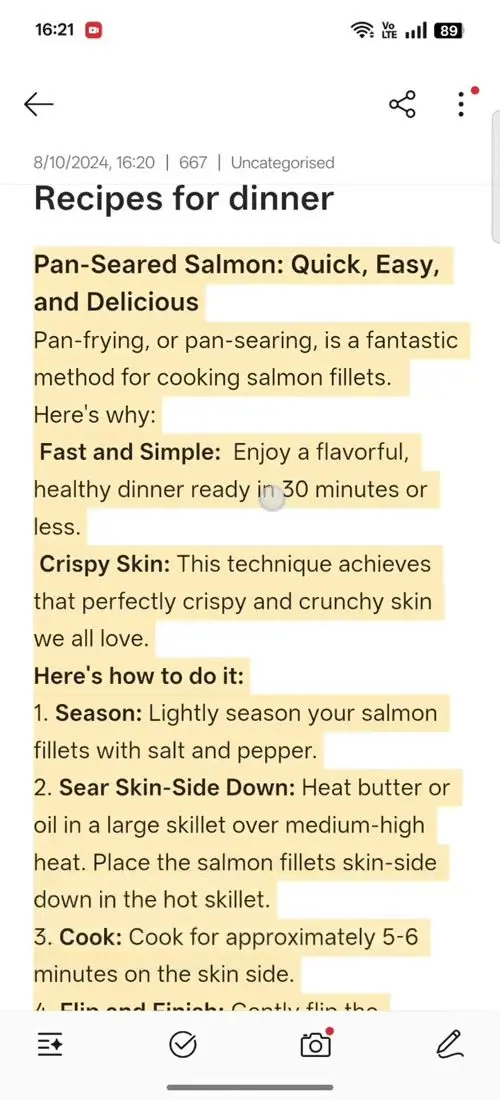 OPPO F31 Pro+ AI Assistant for Notes