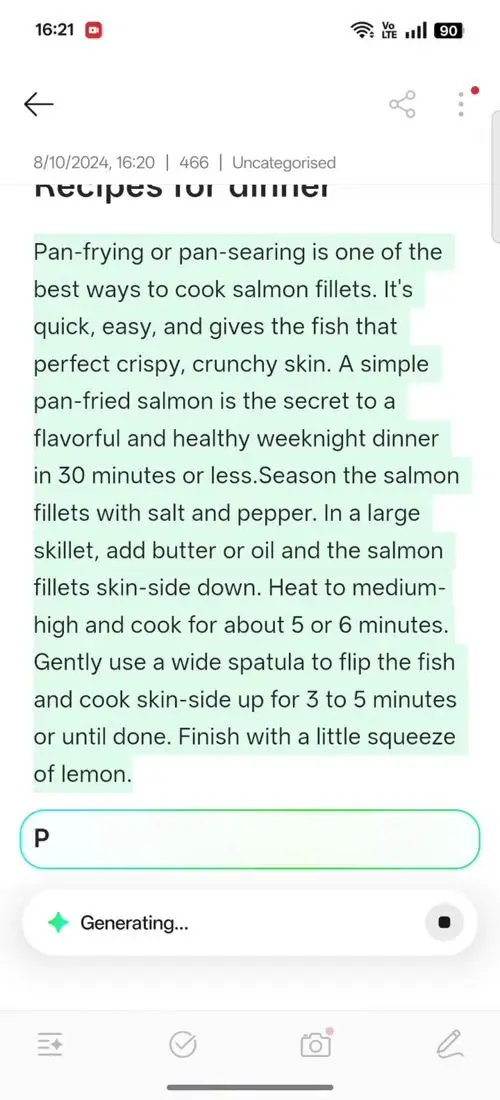 OPPO F31 Pro+ AI Assistant for Notes