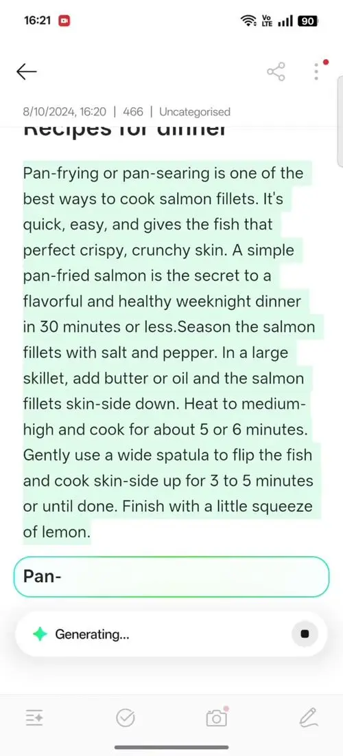 OPPO F31 Pro+ AI Assistant for Notes