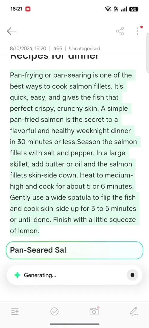 OPPO F31 Pro+ AI Assistant for Notes