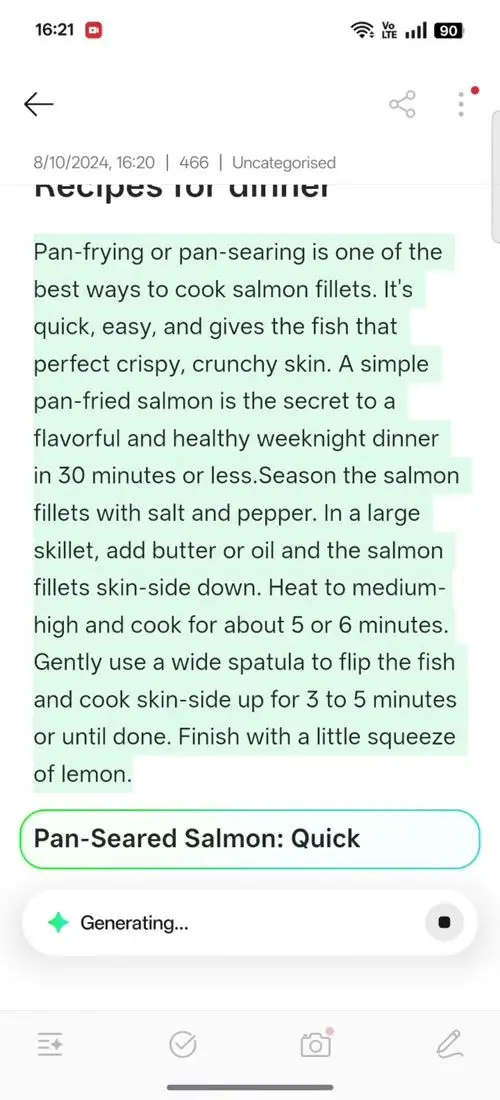 OPPO F31 Pro+ AI Assistant for Notes