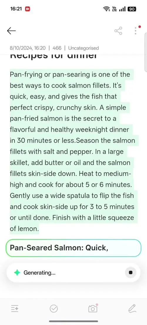 OPPO F31 Pro+ AI Assistant for Notes