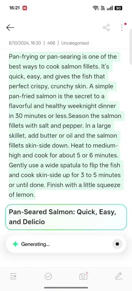 OPPO F31 Pro+ AI Assistant for Notes