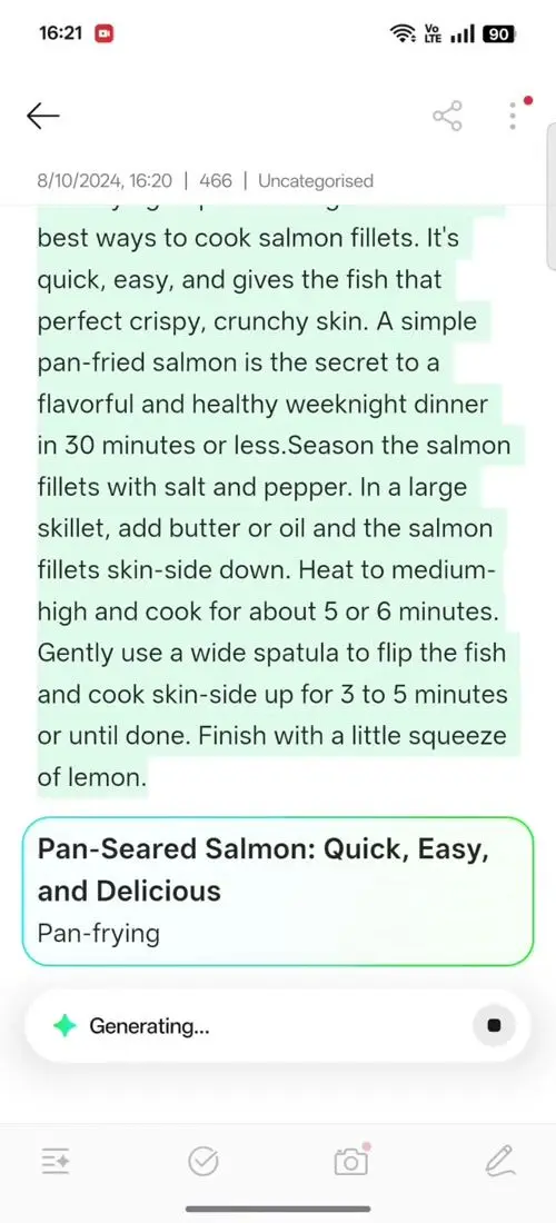 OPPO F31 Pro+ AI Assistant for Notes