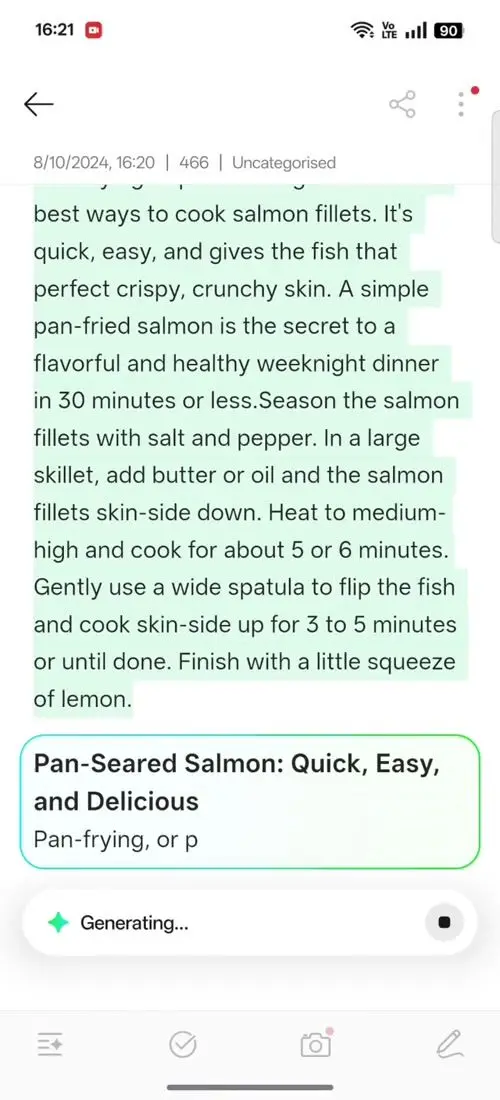 OPPO F31 Pro+ AI Assistant for Notes