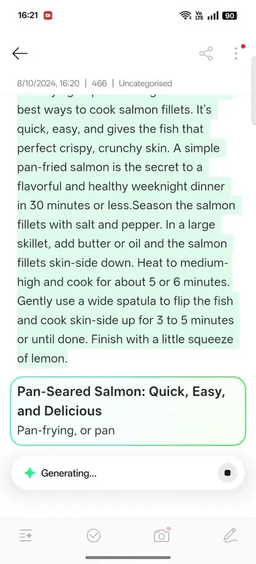 OPPO F31 Pro+ AI Assistant for Notes