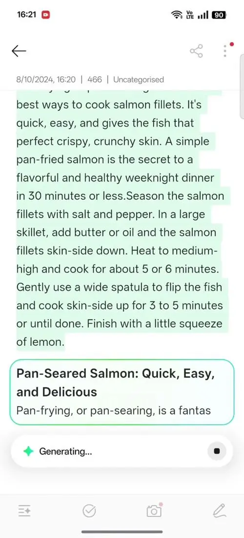 OPPO F31 Pro+ AI Assistant for Notes